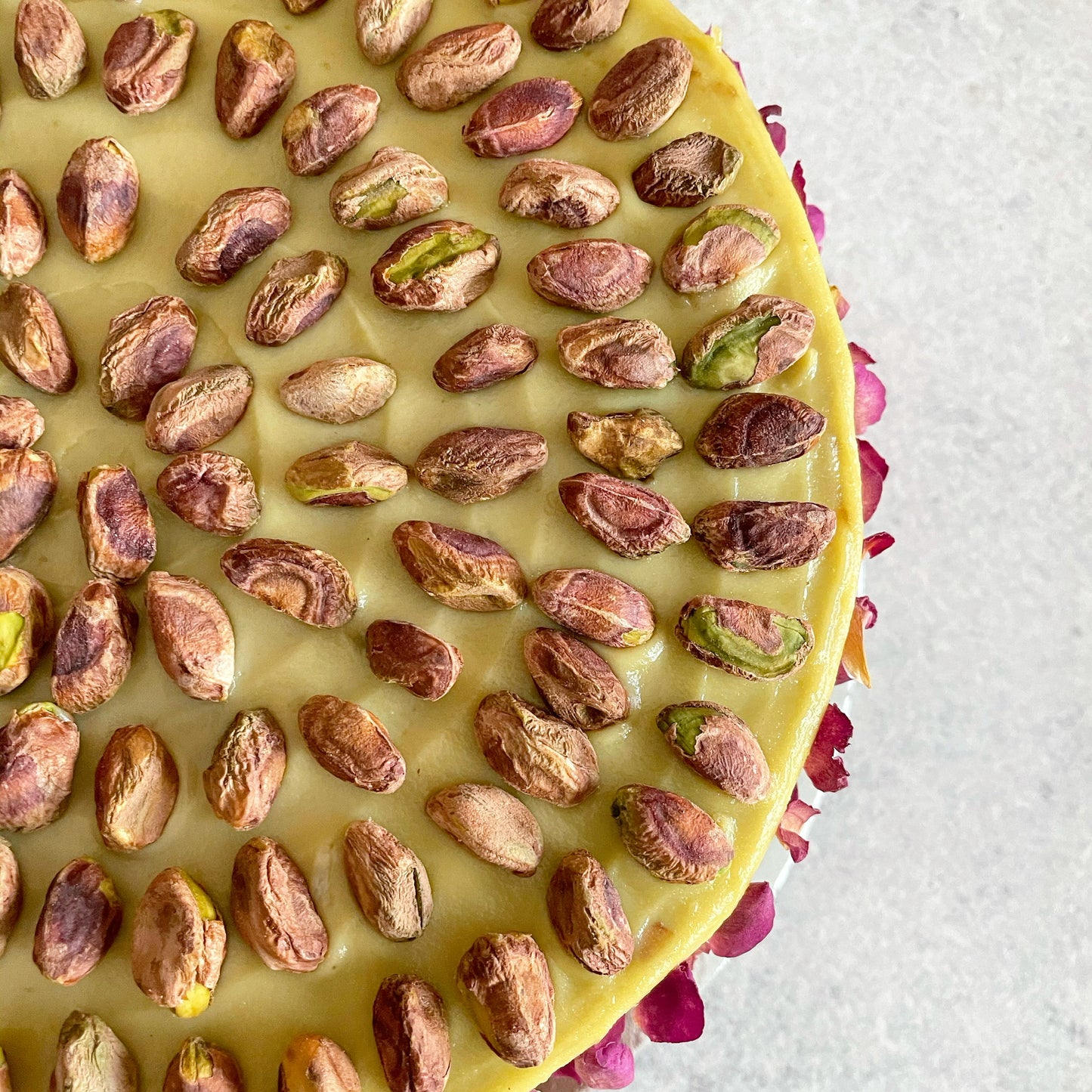 Rose and Pistachio Cake