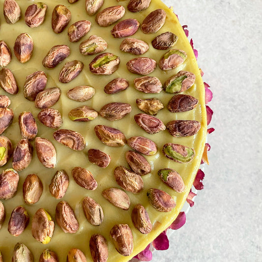 Rose and Pistachio Cake